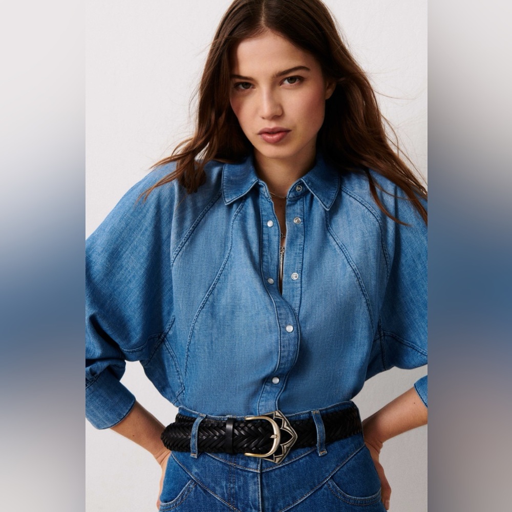 Ba&sh denim shirt